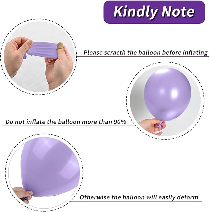 12 Inch Pink Teal Blue Purple Balloons for Girls Baby Shower Birthday Wedding Party Decoration