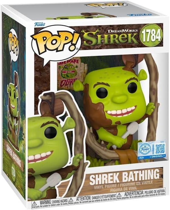 Funko Pop! Movies #1784, Shrek Bathing in Mud, Collectible Vinyl Figure