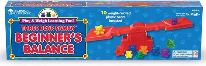 Learning Resources Beginner's Balance - Ages 4+ Early Childhood Education Materials, Toddler Learning Toys