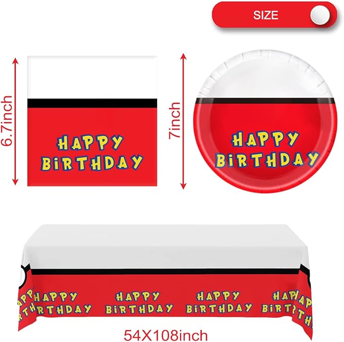 Cartoon Animation Birthday Party Tableware - Cartoon Animation 20Plater 20Napkin And Tablecloth,Cartoon Animation Birthday Party Supplies