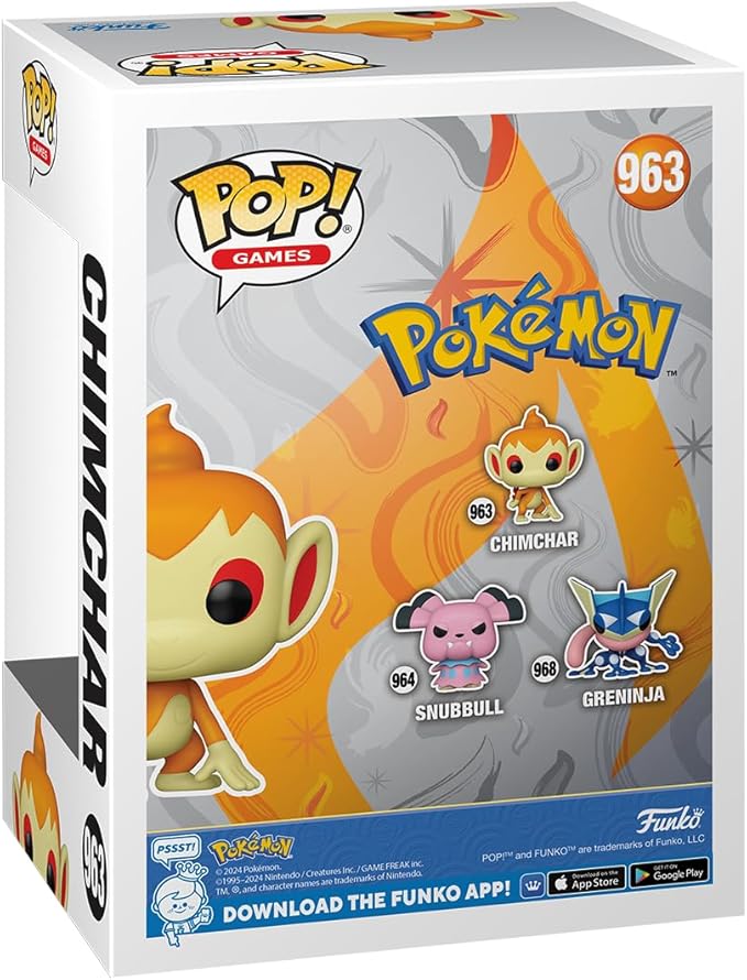 Funko Pop Games: Pokemon - Chimchar - Collectable Vinyl Figure - Gift Idea - Official Merchandise - Toys for Kids & Adults - Video Games Fans - Model Figure for Collectors and Display