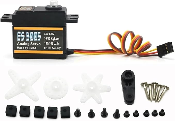 ES3001/ES3003/ES3004/ES3005 4.8-6.0V High Torque Metal Gear Analog Servo(ES3005)