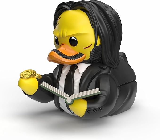 TUBBZ First Edition: John Wick Chapter 3 - John Wick Book Cosplaying Rubber Duck Vinyl Figure