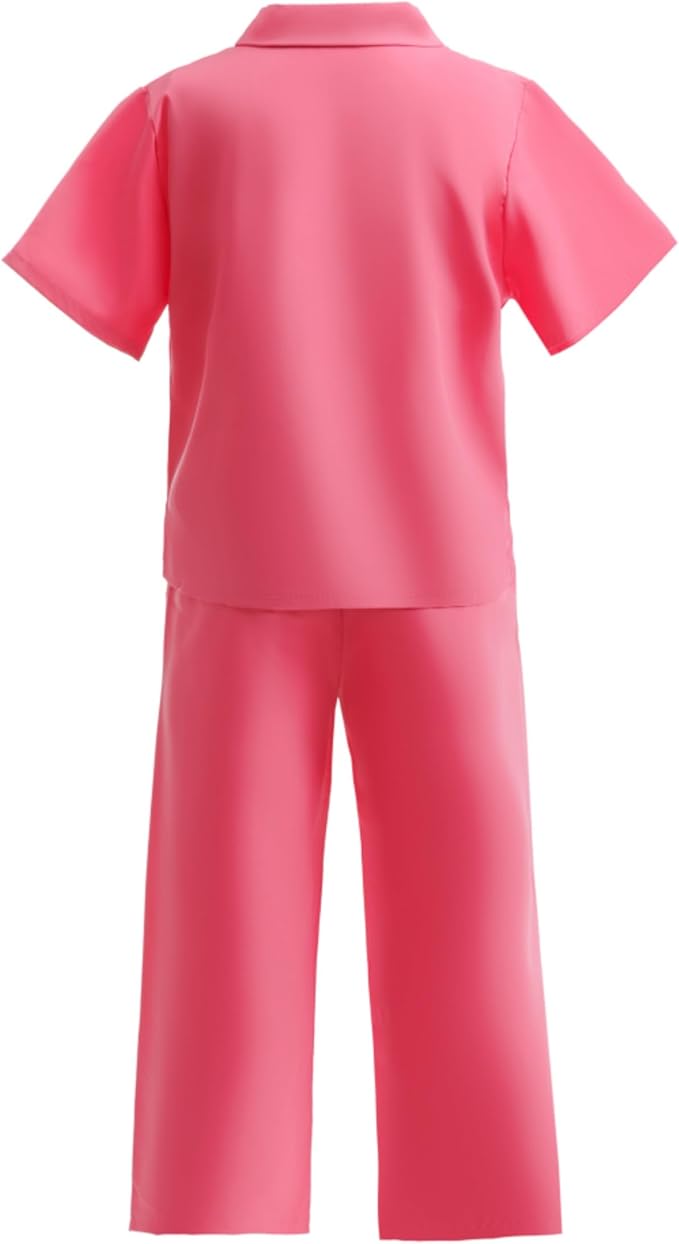 BanKids Doctor Costume for Kids Career Day Pretend Playset Doctor Role Play Stethoscope Lab Coat Kids Halloween Costume