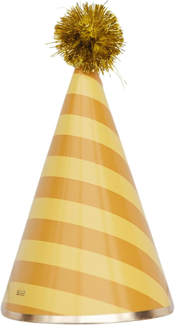Bonjour Fete Hogwarts™ House Paper Party Hats, Harry Potter Accessories | Wizard Costume Headwear | Wizarding World Merchandise, Birthday Celebration Favors | Pack of 8, 5.5"