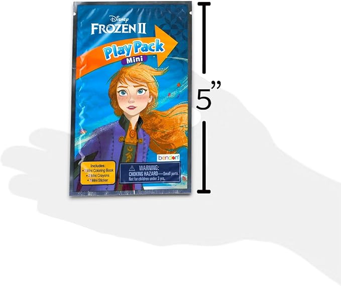 Disney Frozen Mini Party Favors Set for Girls - Bundle with 24 Mini Frozen Grab n Go Play Activity Packs with Coloring Pages, Stickers, More for Kids | Elsa & Anna Birthday Party Supplies