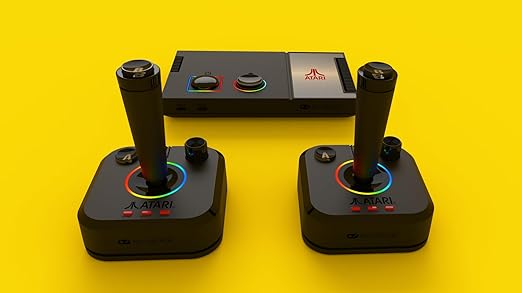 My Arcade Atari Game Station Pro: Retro Video Game Console with 200+ Games, Wireless Joysticks, RGB LED Lights