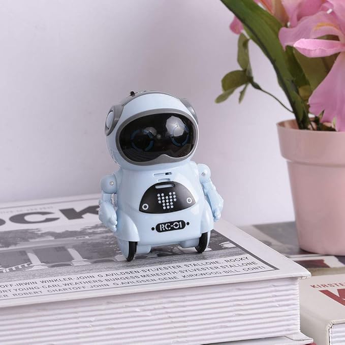 939A Pocket Robot Talking Interactive Dialogue Voice Recognition Record Singing Dancing Telling Story Mini Robot