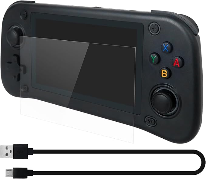 15000+ Games Retro Handheld Console, HD Gaming Controller, TV Home Arcade, 64GB Storage, 4.3-Inch Display, Multiple Emulators for PS1, for N64, Supports HDMI Output(Black),Updated by Loner