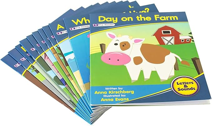 Junior Learning JL380 Decodable Readers Phase 1 - Phonemic Awareness Fiction