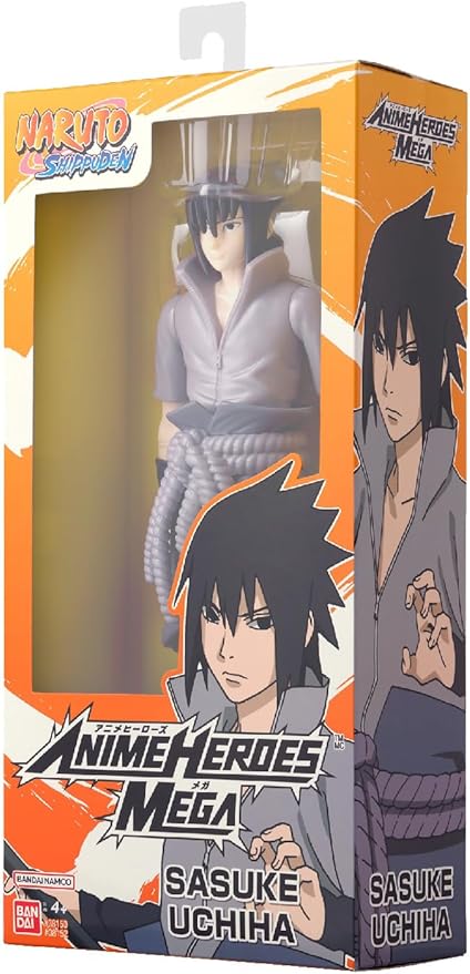 ANIME HEROES MEGA - Naruto - Sasuke Uchiha 12" Action Figure