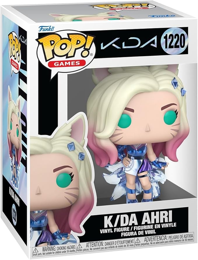 Funko Pop! Games: League of Legends - K/DA Ahri - Collectable Vinyl Figure - Gift Idea - Official Merchandise - Toys for Kids & Adults - Video Games Fans - Model Figure for Collectors