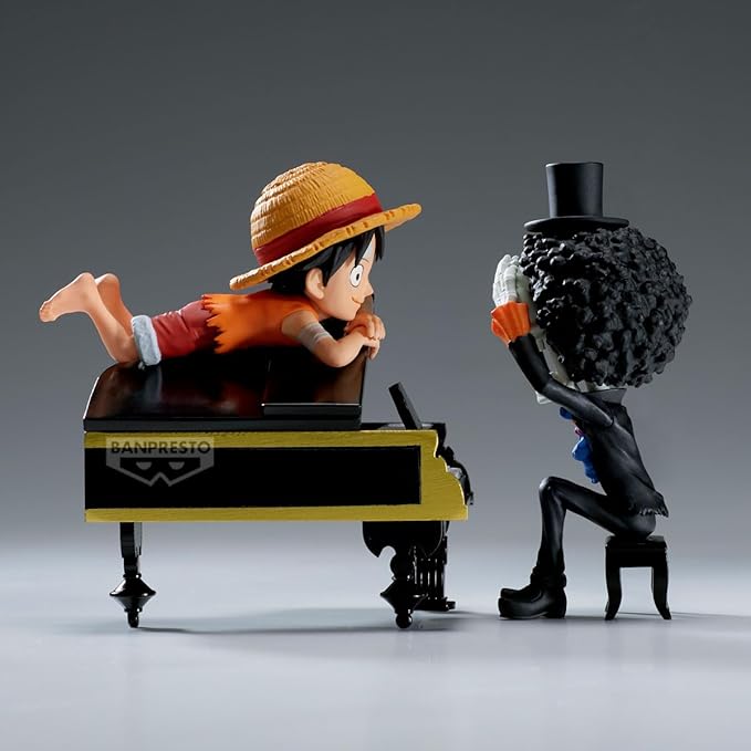 Banpresto - One Piece - Log Stories - Monkey D. Luffy & Brook (That's Great! After All This TIME, He's Still…!) World Collectable Figure