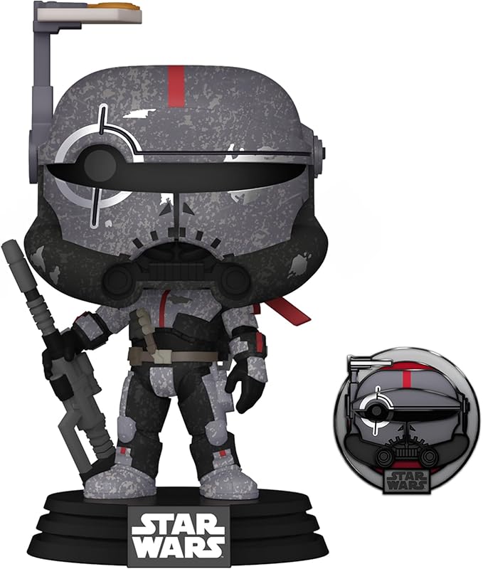 Funko Pop! Star Wars: Across The Galaxy - Crosshair with Pin, Amazon Exclusive