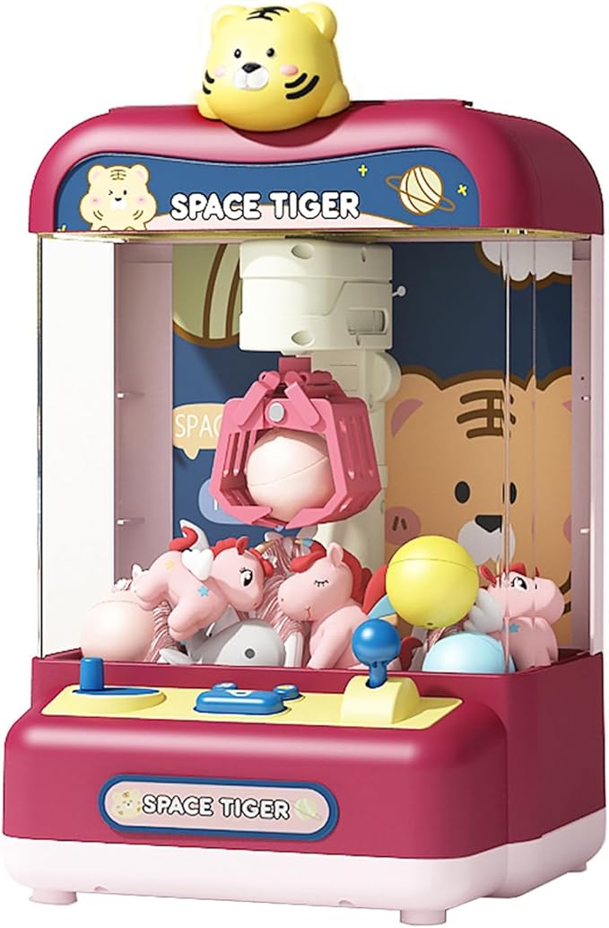 Kids Claw Machine, Large Candy Vending Grabber, Prize Dispenser Toys for Girls and Boys, Electronic Claw Game Machine for Party Birthdays with Lights Sound (G236 RABBIT SMALL)