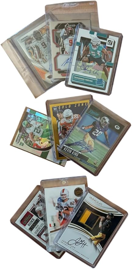 Rich Strike Football Card Triple Auto Third and Goal Mystery Pack. 3 Guranteed Autograph Football Cards.