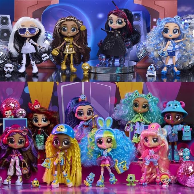 Disney Doorables Adoorbs Dolls Series 2 – Collectible 5.5-Inch Dolls with Accessories, Blind Box Surprise, Rooted Hair & Articulated Fashion Figures for Kids Ages 5+