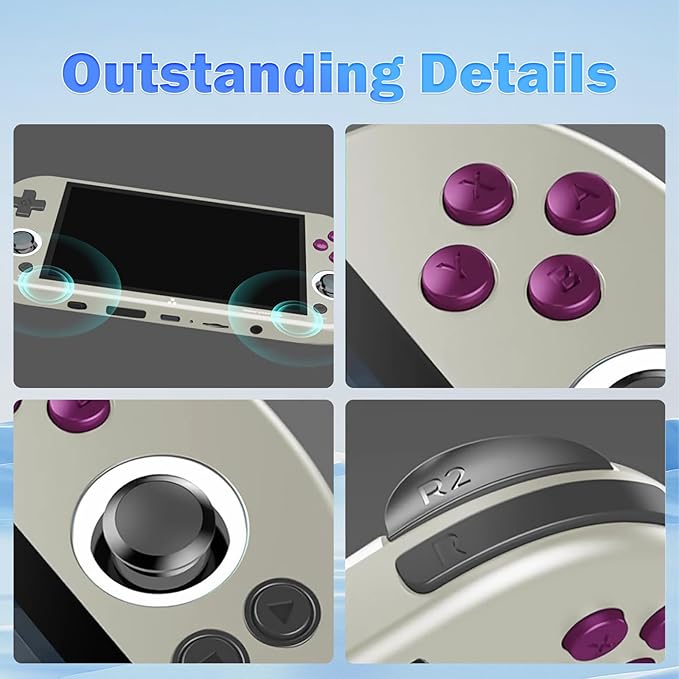 Trimui Smart Pro Retro Handheld Gaming Console Video Gaming Console Trimui Smart Pro Retro Portable Game Console Emulator Dual Joystick Design 4.96 inch 720x1280 IPS Screen 5000mAh 64G TF Card Gary