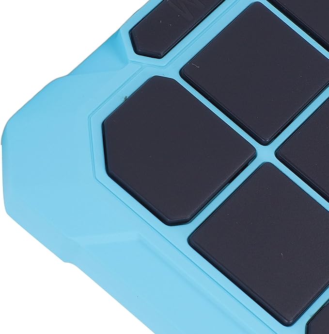 VBESTLIFE 6-in-1 Handheld Toe Game Portable Electronic Board Games for Kids & Adults, Travel & Memory Growth Gift (Blue)