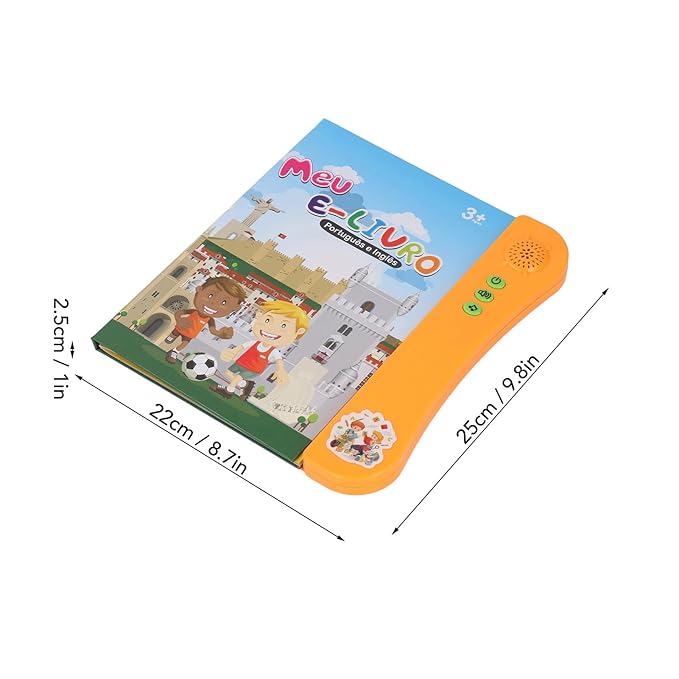 Bnineteenteam Interactive Sound Book for Portuguese English Bilingual Children,