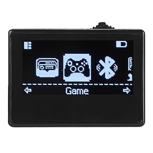 NFC Emulator for Popular Game Consoles — 3100+ Data Saves, Unlimited Scan & Rewrite, 1.3" OLED Screen, Rechargeable, Easy Button Controls, Compatible with 50+ Games (Black）