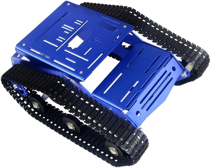 Robot Smart Car Chassis Kit Full Aluminum Alloy Tank Mobile Platform with 2WD Motors for Arduino/Raspberry Pi Robot Projects