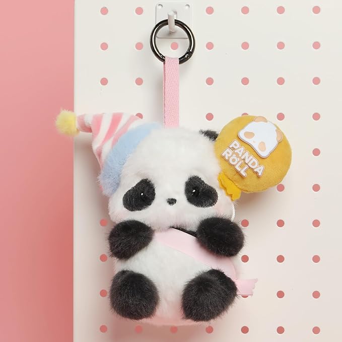 52TOYS Panda Roll Party Series Blind Box Stuffed Animal Plush Toy with Soft and Adorable Design, 1PC Perfect for Cuddling, Display, and Unique Posing, Ideal Gift for Panda Enthusiasts