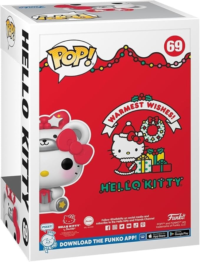 Funko Pop Sanrio: Hello Kitty - Hello Kitty Polar Bear - Collectable Vinyl Figure - Gift Idea - Official Merchandise - Toys for Kids & Adults - Anime Fans - Model Figure for Collectors and Display
