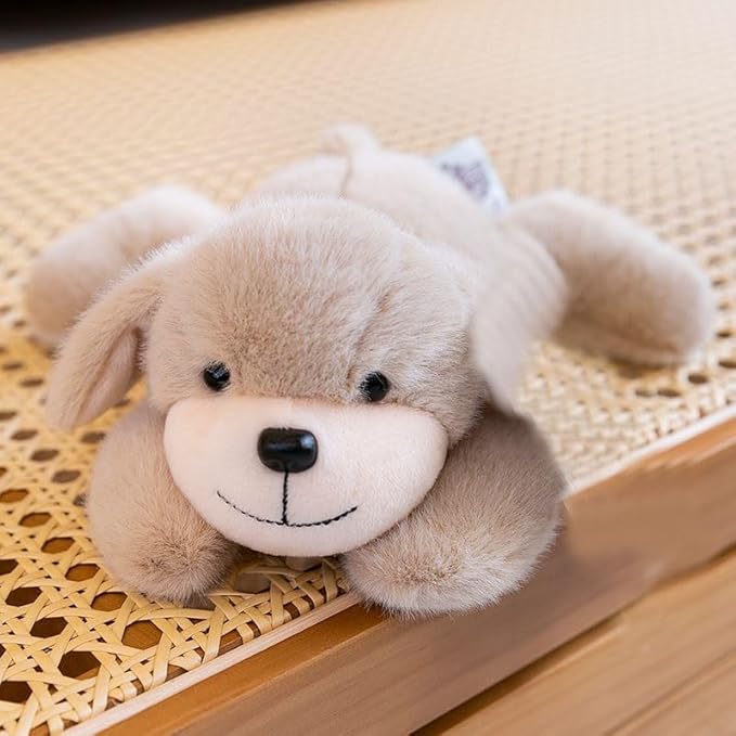 Dog Stuffed Animal Cute Plush Doll Toy 7 inch for Girls Boys Christmas (pa Yellow Dog)