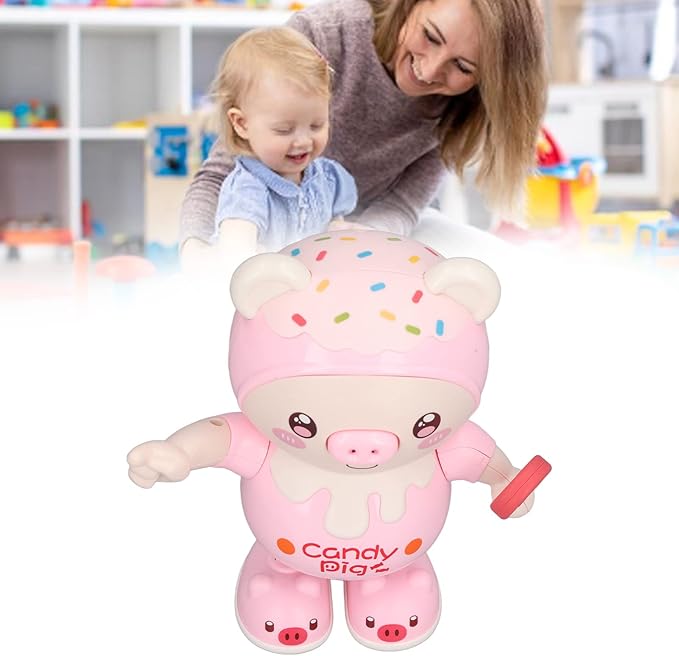 TOPINCN Dancing Pig Electronic Toys Play Dancing Pig Interactive Toys Cool Light Clear Sound Home Entertainment ()