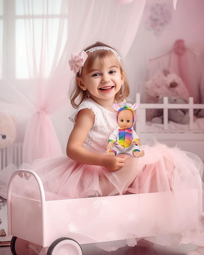 Doll Clothes,12 inch Baby Doll Clothes[6 Sets Animal Styling ] Valentine's Gift for 10/ 11 /12 inch Baby Girl&Boy Dolls