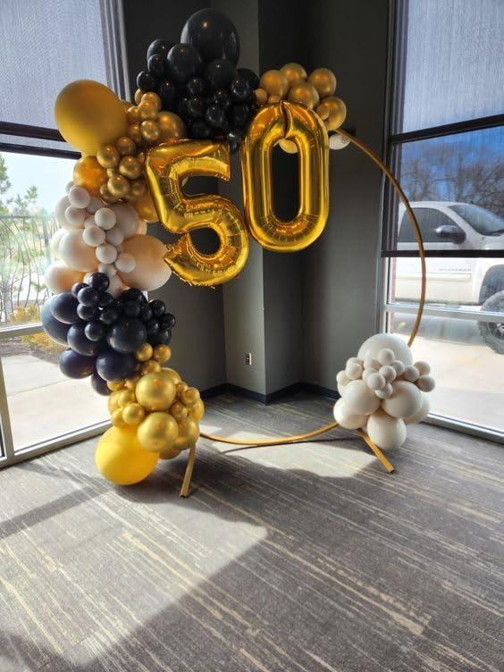 Gold Number 3 Balloon 40 Inch, 3rd Birthday Celebration Supplies for Girls Boys Women Men, 3 Balloon for Girls Boys Theme Party
