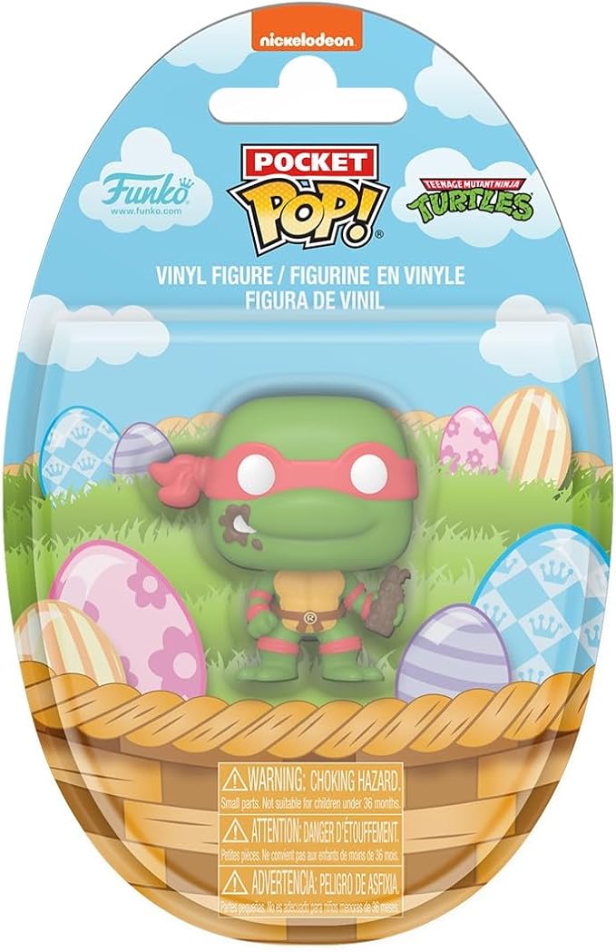 Funko Pocket Pop! Teenage Mutant Ninja Turtles - Rafael - Easter - Collectable Vinyl Figure - Gift Idea - Official Merchandise - Toys for Kids & Adults - for Collectors and Display