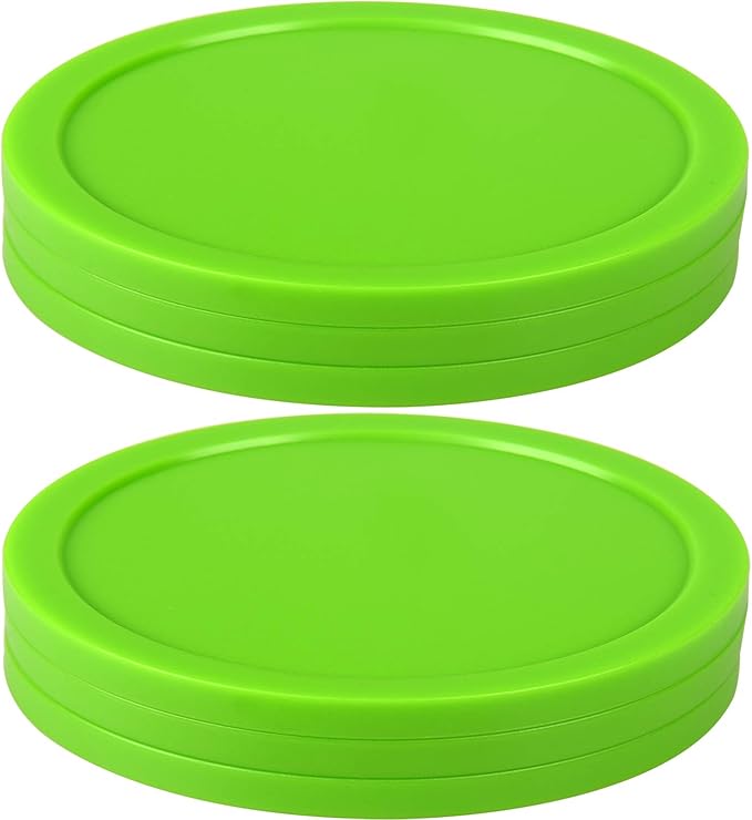 ONE250 3 1/4 inch Air Hockey Pucks, Full Size Goal Packs Replacement Accessories for Game Tables (6 Pcs)