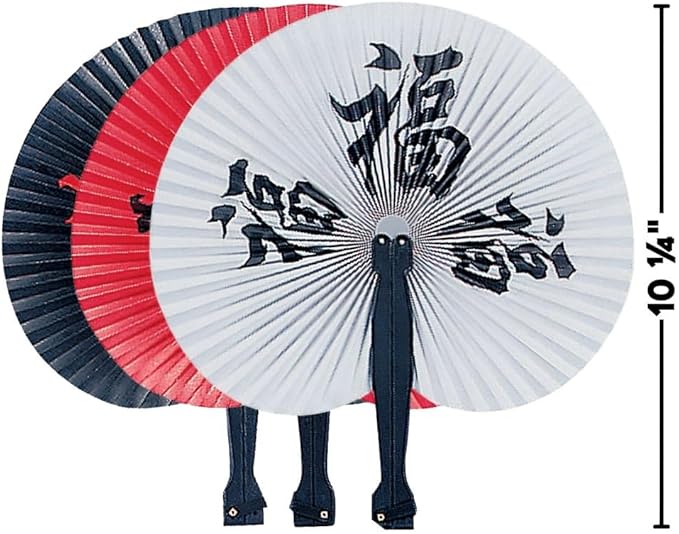 Fun Express - Chinese Character Fans - Party Supplies - Favors - Fans - 12 Pieces