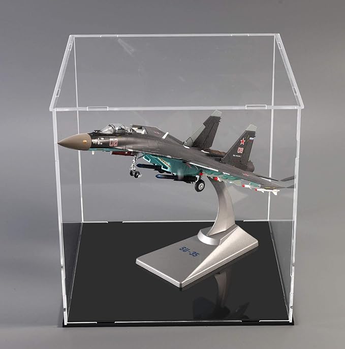 A+ DESIGN Clear Acrylic Display Case Assemble Collectibles Box Alternative Glass Case for Display Action Figures Home Storage & Organizing Toys (16x13x14in; 40x33x35 cm)