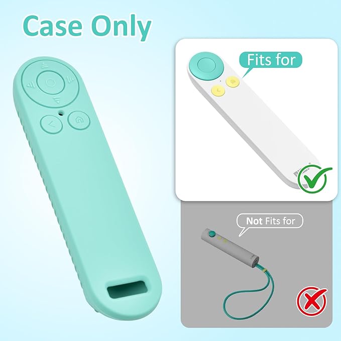 Silicon Cover for Nex Playground Game System Remote, Anti-Slip Shockproof Sleeve with 4 Pillars for Secure Placement, Dust & Water Resistant Protective Case with Lanyard-Green