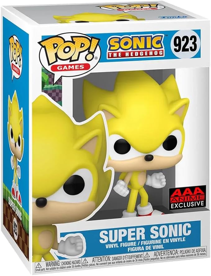 Funko - Sonic the Hedgehog - Super Sonic Pop! Vinyl Figure AAA Exclusive (Styles May Vary)