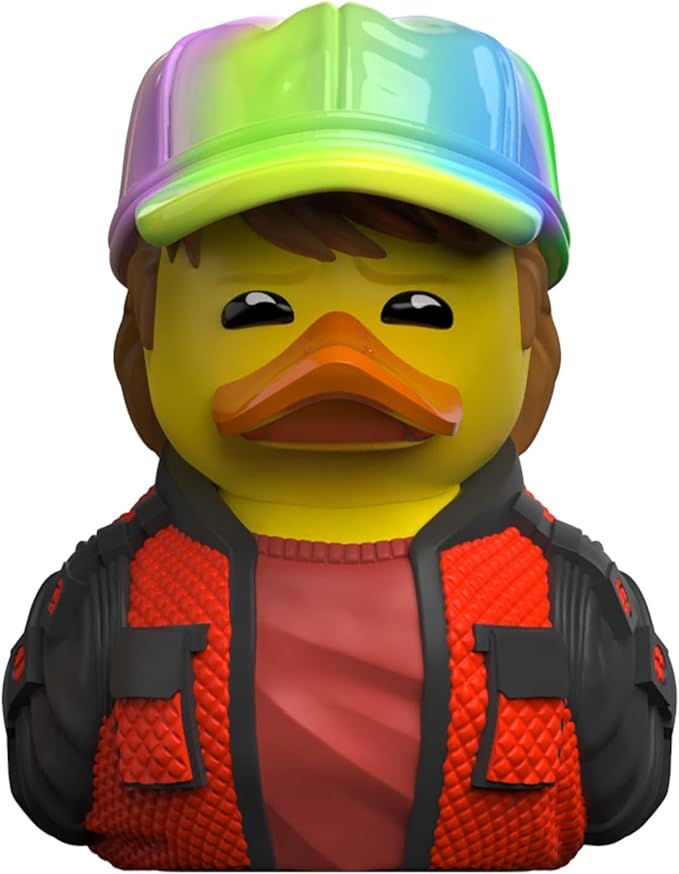 TUBBZ Boxed Edition 2015 Marty McFly Collectible Vinyl Rubber Duck Figure - Official Back to The Future Merchandise - Retro Comedy Action Film Movies