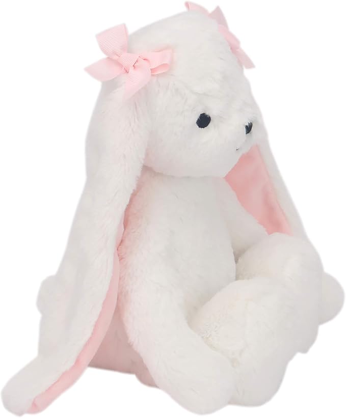 Bedtime Originals Blossom Plush Bunny Stuffed Animal Toy Plushie - Snowflake