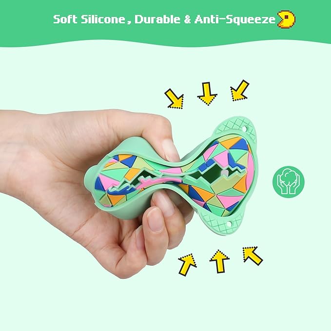 BOVKE Silicone Cover Case for Bitzee Magicals Interactive Toy with 20 Characters Inside, Bitzee Magicals Digital Pet Protective Skin Sleeve for Bitzee Virtual Electronic Pets Kids Toys, Green