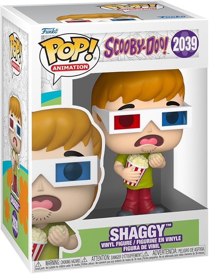 Funko Pop! Animation: Scooby Doo - Shaggy - Collectable Vinyl Figure - Gift Idea - Official Merchandise - Toys for Kids & Adults - Cartoon Fans - Model Figure for Collectors and Display