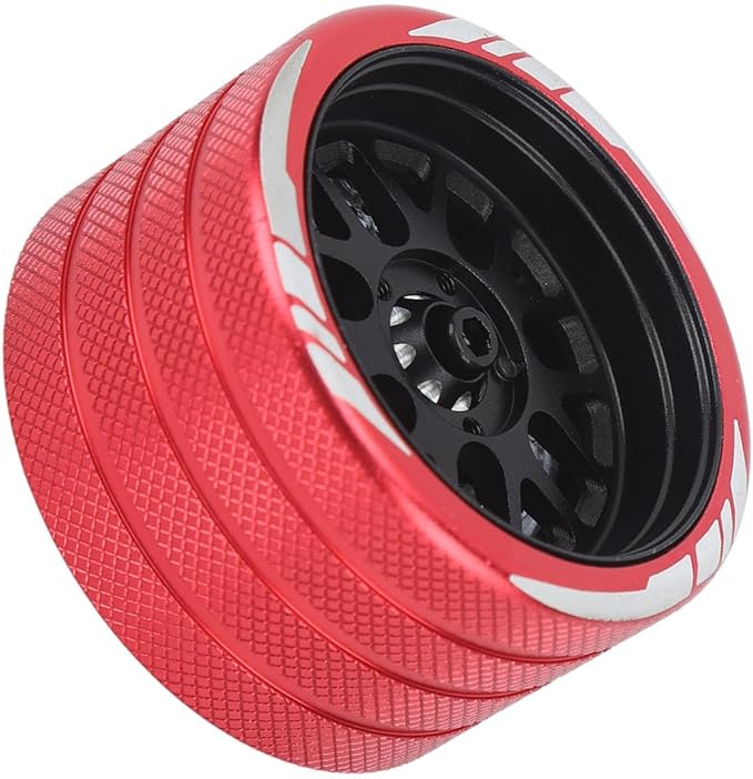 Acouto Lightweight Aluminum Alloy Remote Control Handwheel with Simulation Disc for NB4 RC Car - Enhance Performance & (B Type)