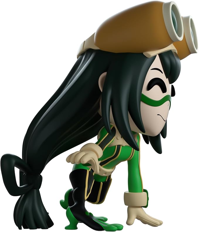 Youtooz Tsuyu Asui 4" Vinyl Figure – Tsuyu Asui Action Figure from My Hero Academia Anime Collection