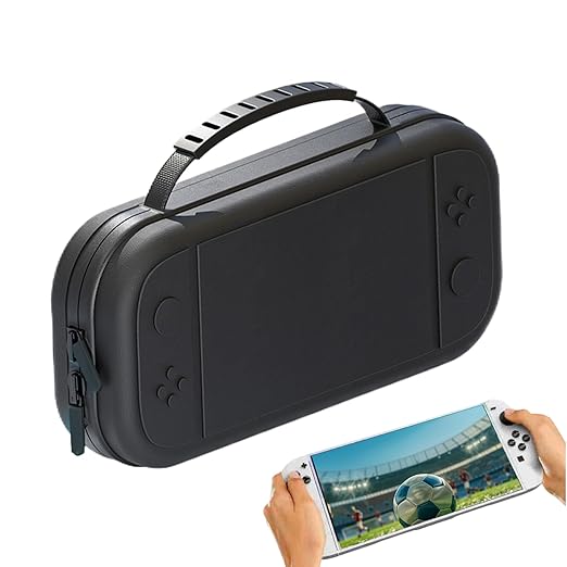 Game Console Storage Case - Travel Game Player Storage Holder | Handheld Consolle Traveling Kit | PU Game-Console Storages-case | Waterproof Electronic Holder Consoles Pocket For Family Adults Teen