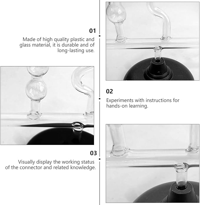 Physics Mechanics Experiment Equipment for Fluid Pressure Demonstration Teaching Instruments for Science Education Hands Learning Apparatus for Classroom Experiments