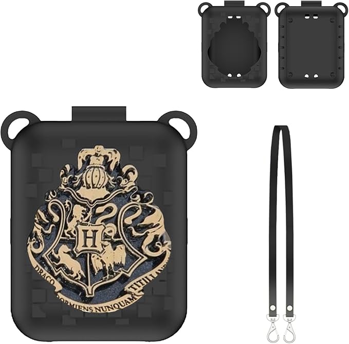 Case for Bitzee Interactive Toy Harry Potter – Soft Silicone Protective Cover, Shockproof Anti-Scratch Dustproof Sleeve for Electronic Pet Device, Skin-Friendly Anti-Slip Protective Shell(Black)