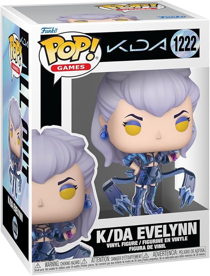 Funko Pop! Games: League of Legends - K/DA Evelynn - Collectable Vinyl Figure - Gift Idea - Official Merchandise - Toys for Kids & Adults - Video Games Fans - Model Figure for Collectors