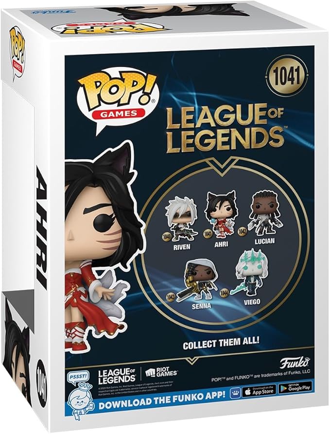 Funko POP Games: LOL - Ahri - League of Legends - Collectable Vinyl Figure - Gift Idea - Official Merchandise - for Kids & Adults - Video Games Fans - Model Figure for Collectors and Display