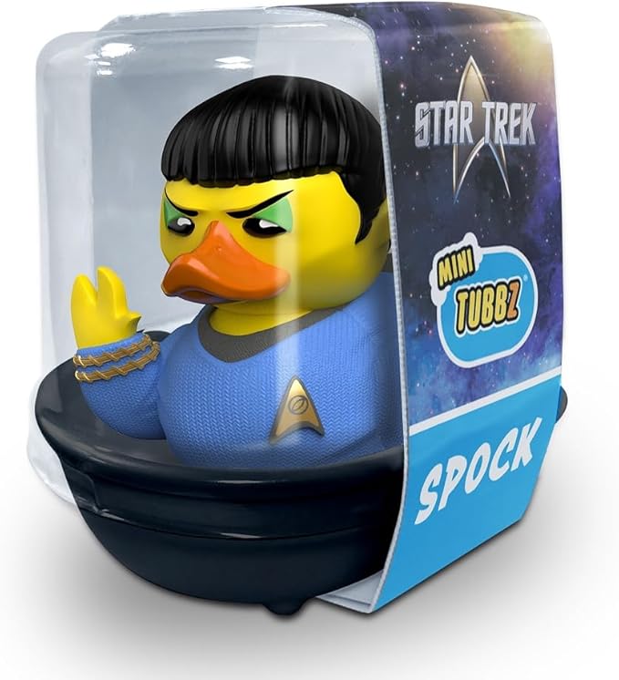 TUBBZ Mini Spock Collectible Vinyl Rubber Duck Figure - Official Star Trek Merchandise - Sci-Fi TV, Movies & Video Games